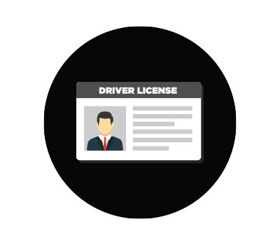 Illustration of a driver's licence